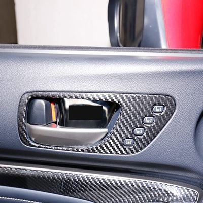 New Carbon Fiber Inside Handle Covers Compatible with Lexus RC 2014-2018 RC300h RC350 (One Set)