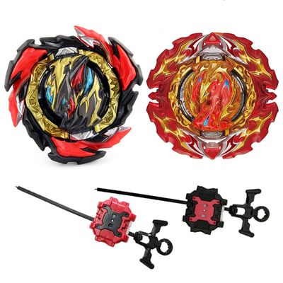 Bey Battling Top Burst Gyro Toy Set 2 Spinning Tops with 2 Left&Right Launchers for Kids (191-01-02)