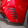 New Carbon Fiber Rear Bumper Air Duct Covers Compatible with Lexus RC 2014-2018 RC300h RC350 (One Set) view 2