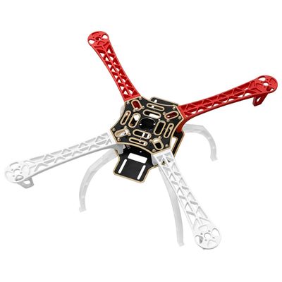 HAWKS WORK F450 Drone Frame, 450mm Wheelbase Quadcopter Frame Kit with Landing Skid Gear (Pre-soldered)