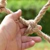 Hynet Cargo Net Stair Safety Net Heavy Duty Rope Net Treehouse Climbing Net Kids Rope Ladder Truck Trailer Net Plant Fence Net Indoor Protection Net Grid (Size : 3 * 4m(10 * 13ft)) view 2