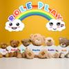 10 Pcs Stuffed Bear Tee Shirt Animal Clothes Basic Sublimation Blank T Shirt Classic Plush T Shirt Easy to Wear Fit 14-18 Inches Dolls (White) view 4