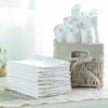 10Pcs 3-Ply Reusable Cotton Cloth Diapers for Newborns - Washable Baby Diaper Inserts, Absorbent and Eco-Friendly, 18.11X6.69In view 2
