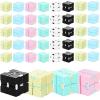 Chivao 36 Pcs Infinity Cube Sensory Toy Handheld Infinite Fidget Blocks Toy Flipping Hand Cube Desk Gadget Valentines Day Gifts Portable for Adult Kids Anxiety Stress Relief(Sweet Style) view 1