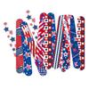 Dminya 50 Pcs Slap Bracelets for Kids 4th of July Slap Bracelets Bulk Snap Bracelet Party Supplies Favors Classroom Prizes Exchanging Gifts view 1