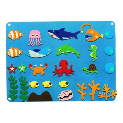Milageto Montessori DIY Board Toys Playboards Imaginative Play Set for Early Learning Preschool Classroom Pre Kindergarten Toys, C