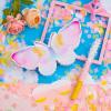 Lewtemi Butterfly Piata Decorations with Stick Blindfold and Confetti for Birthday Fairy Woodland Theme Decorations Photo Prop Funny Anniversary view 4