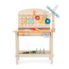 Amazon Basics Wooden Play Toy Tool Set and Workbench for Toddlers, Preschoolers, Children Age 3+ Years, 15.6"D x 22.8"W x 30.7"H, Multicolor view 2