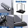 BEWITU Newtons Cradle Balance Pendulum, Swinging Kinetic Balls, Fun Science Physics Accessories for Adults, Calm Down Fidgets Kit, Desk Toys for Stress Relief, Office Desk Decoration (Large Black) view 2