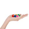 OBTANIM 100 Pieces Colorful Bouncy Balls Bulk Mixed Pattern High Bouncing Balls for Kids Party Favors, Prizes, Birthdays Gift (27 mm) view 3