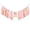 Baby Birthday Decoration 1st Birthday High Chair Banner Peach Theme Party Supplies Photo Props Sweet First Birthday Banner view 1