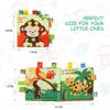 Vicloon Soft Baby Books Toys, Baby Soft Book with Animals and Label, Cloth Book Has 3D Touch and Feel Crinkle, Baby Soft Cloth Book for 0-3 Year Old, Educational Learning Toy Baby Books(Monkey) view 2