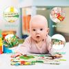 Vicloon Soft Baby Books Toys, Baby Soft Book with Animals and Label, Cloth Book Has 3D Touch and Feel Crinkle, Baby Soft Cloth Book for 0-3 Year Old, Educational Learning Toy Baby Books(Monkey) view 4