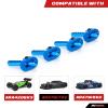 RCAWD Body Post for ARRMA 6S 3S 4S 1/7 1/8 1/10 Upgrades, Kraton Outcast Vorteks Felony Fireteam Infraction Limitless Notorious Talion Typhon Vendetta, Parts #AR320357#ARAC3476 Blue view 2