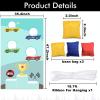 RaceCar F1 Toss Games Banner Background Racing Race Car Trophy Check Flag Sports Theme Decorations Decor for Indoor Outdoor Birthday Party Race Fans Supplies Gift Backdrop view 2