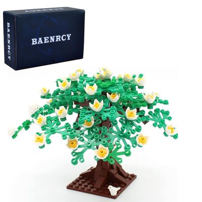 BAENRCY Tree Building Blocks Plant Sencery Accessories Set Building Bricks Kit DIY Building Set Compatible All Major Brands (with Bird)