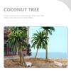 Happyyami 20pcs Coconut Tree Model Ornaments Realistic Landscape Decor for Table and Craft Projects for Scenery and Miniature Displays view 4