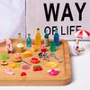 160 Pcs Mini Food Toys, Miniature Food Drinks Bottles for Doll Kitchen Pretend Play, Mixed Resin Kitchen Cutlery Toys for Adults Teenagers Doll House view 2