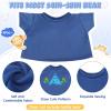Skylety 6 Pcs Bear Clothes Basic Tee Shirt Classic Stuffed T Shirt Plush Crew Neck for Stuffed Bears Doll with 14 - 18 Inch, Bear Not Included(Blue) view 2