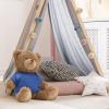 Skylety 6 Pcs Bear Clothes Basic Tee Shirt Classic Stuffed T Shirt Plush Crew Neck for Stuffed Bears Doll with 14 - 18 Inch, Bear Not Included(Blue) view 3