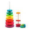 LBAIBB (1 PCS Spinning Stacking Toys,Spin Toy ABS Plastic and Color Rainbow Design,Focus on Children Educational and Interactive Learning's Stack Toys, Suitable for Gifts for Boys and Girls view 1