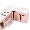 Miniature Furniture Dollhouse Kitchen Cabinets Set 1:12 Scale Wooden Model Freely Combined 4PCS Mini House Accessories Furnishings Kit Decoration Gift (Pink) view 3