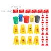 TOYANDONA 31Pcs Road Signs for Kids, Miniature Plastic Traffic Cones Mini Barrel Roadblocks Toys Set Educational Playset Pieces for Boys& Girls view 2