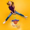 Character Options, uk_toys, CHTK4 07640 Stay Active Hip HOPPA-Jumping Fitness Coordination Toy with Flexible Strap pogo Stick for Indoor/Outdoor Play view 4