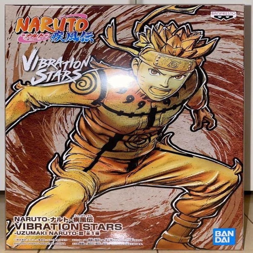 Banpresto NARUTO Shippuden VIBRATION STARS UZUMAKI NARUTO  Figure 15cm