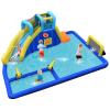 BOUNTECH Inflatable Water Slides, 17x12FT Giant Waterslide Park for Outdoor w/Water Soccer Splash Pool, Dual Water Cannons, Blow up Water Slide Inflatables for Kids Backyard Party Gifts view 1