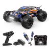 HYPER GO H16DR 1:16 Scale Ready to Run Fast Remote Control Car, High Speed Jump RC Monster Truck, Off Road RC Cars, 4WD All Terrain RTR RC Truck with 2 LiPo Batteries for Boys and Adults view 1