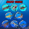 Yeonha Toys 8 Pack Shark Toys with Educational Booklet, Soft Plastic Realistic Shark Figure Set for Kid, Ocean Sea Animal Party Favor, Pool Bath Tub Toy for Toddler Child Boy Girl, Birthday Gift view 4