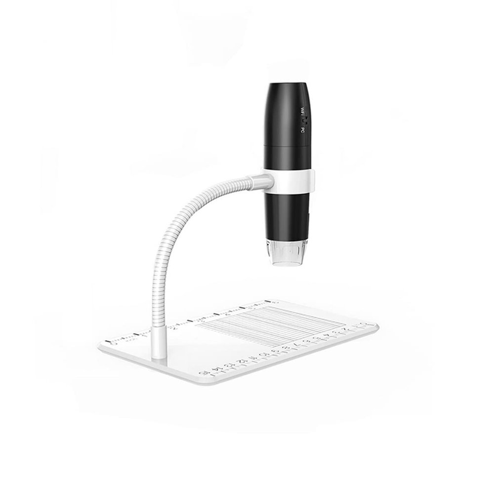 Lab Microscope Slides 1000X Pocket Handheld Digital Microscope, with LED Light Microscope Parts (Color : Black)