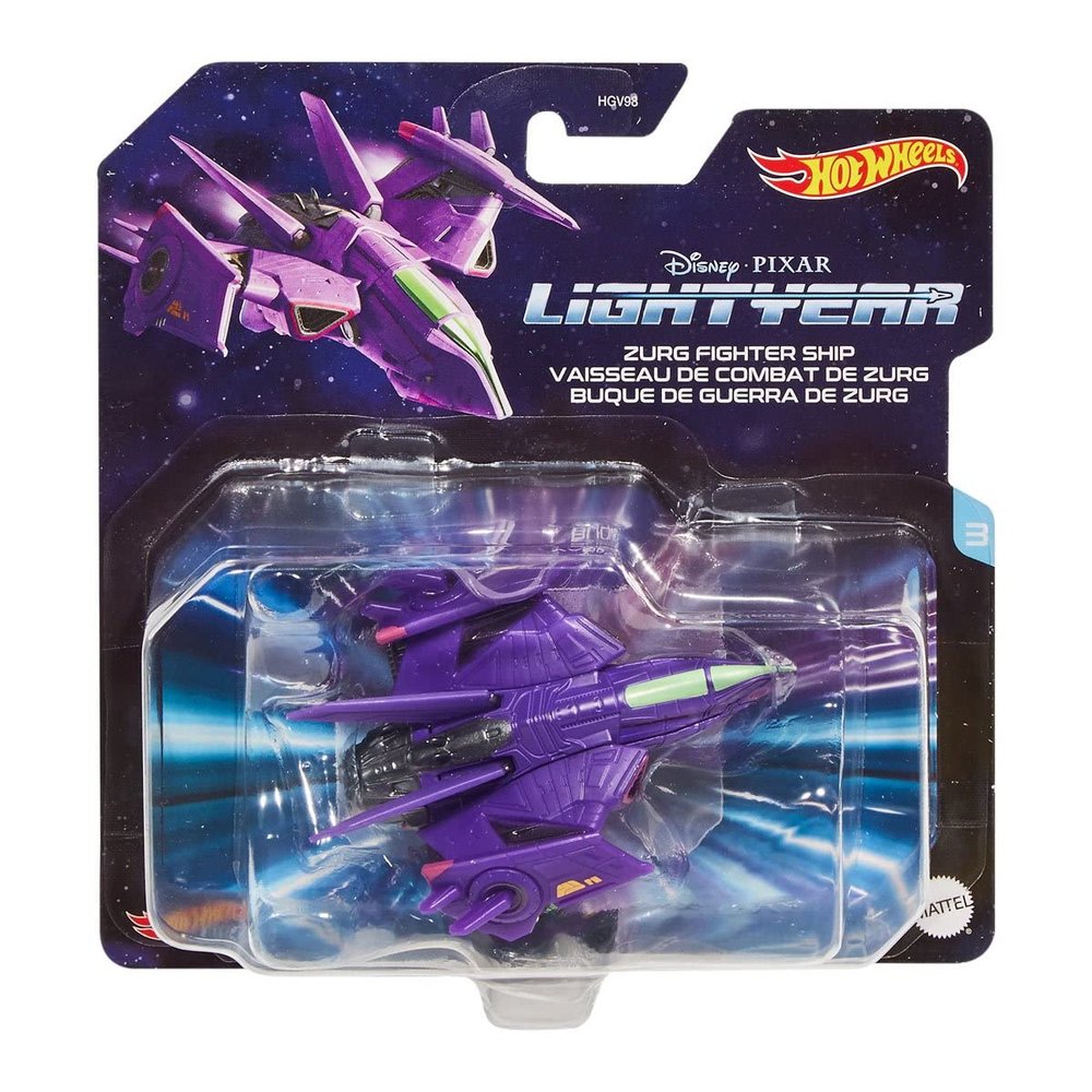 Lightyear Hot Wheels Starship, Zurg Fighter Ship