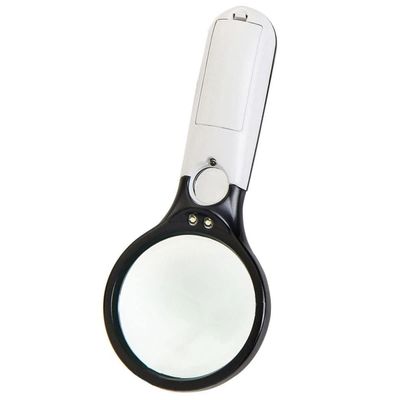 Lab Microscope Slides 3X 45X 40x Handheld Magnifier Microscope Microscope Parts (Color : 3x-45x Type B)