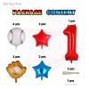 1st Birthday Party Decorations Baseball Foil Number 1 Balloons Set First Birthday Party Supplies Glove Round Baseball Bat Theme Mylar Balloon Boys Rookie of The Year 10 Inch 15 Inch 22 Inch view 3