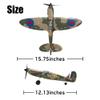 ANTSIR RC Plane Spitfire Fighter, 4 Channel Remote Control Airplane with Gyro System for Adults view 2