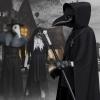 Halloween Plague Doctor Mask Steampunk Horror Scary Halloween Plague Doctor Mask Costume Props for Party Prom Gifts Set 6 in 1 for Men Women Kids (6 PCS) view 4