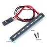 1/24th Scale RC Car Light Bar 7 LEDs White Color Roof Lamp for Axial SCX24 Deadbolt AXI90081 RC Crawler Car Upgrades view 3