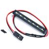 1/24th Scale RC Car Light Bar 7 LEDs White Color Roof Lamp for Axial SCX24 Deadbolt AXI90081 RC Crawler Car Upgrades view 4