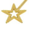 2 Pcs Plastic Star Magic Wands Glitter Princess Wands Fairy Angel Sticks Christmas Cosplay Wands Costume Props for Birthday Party Golden view 2