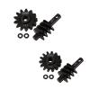 INJORA Axle Gear Overdrive Worm Differential 13T 14T Steel Gear Upgrade Parts for AX24 Axial SCX24 C10 JLU Gladiator Bronco 1/24 RC Crawler Car, 2PCS view 1
