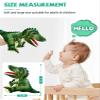 3Pcs Dinosaurs Plush Toys, Dinosaur Hand Puppets Kids Toys,Stuffed Animals Plush Toys Interactive Games for Boys Girls Age 4 5 6 7 8 (1PCS) view 3