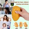 Deekin 4 Packs Potato Stress Balls Random Stuff Funny Stress Balls Relief Food Ball PU Fake Potato Fidget Vegetable Ball Elastic Relief for Women Men Anxiety Releasing Daily Relieving view 3