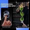 MAGICYOYO K2 Crystal Responsive Yoyo for Kids 8-12, Plastic Finger Spin Yoyo Professional, Dual Purpose Trick Yo Yo for Adults with Unresponsive Bearing Kit+ 12 Yo-yo Strings + Storage Case view 3
