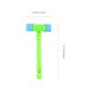 NUOBESTY 8Pcs Squeaky Hammer Toy for 1 Year Old Boy, Baby Pounding Toys Plastic Gavel Mallet Whistle Noise Maker for Birthday Party Favors, Carnival Game, Easter Basket Stuffer (Random Color) view 2