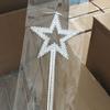 ICEYLI Star Wand, 13 Inches Silver Fairy Princess Angel Wand Magic Fairy Wands Sticks for Halloween Christmas Cosplay Party Birthday Favors view 3