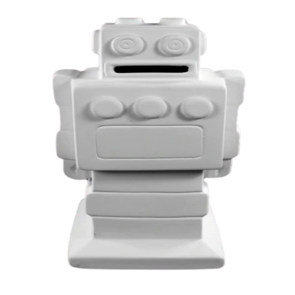 Bot the Robot Bank - Ready to Paint Ceramic - Paint it Yourself