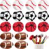 32 Pieces Fun Sport Mini Erasers Basketball Soccer Football Baseball Themed Erasers Birthday Party Favors Gifts for Student Prizes Classroom Rewards Supplies view 1