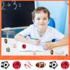 32 Pieces Fun Sport Mini Erasers Basketball Soccer Football Baseball Themed Erasers Birthday Party Favors Gifts for Student Prizes Classroom Rewards Supplies view 3